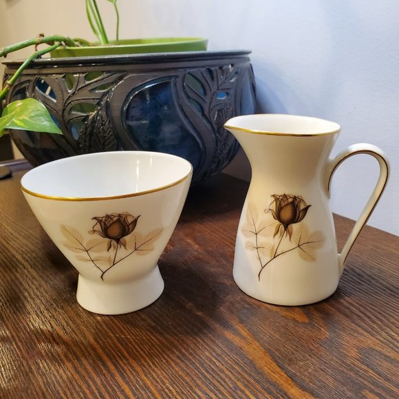 Rosenthal Dining Vintage Rosenthal Shadow Rose Leaf Porcelain